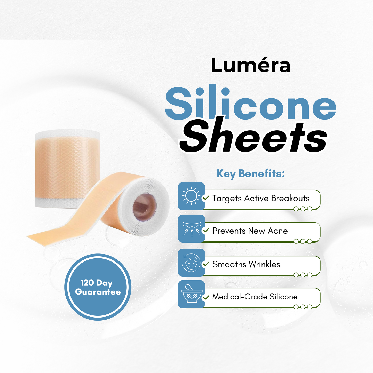 Anti Acne + Wrinkle Silicone Sheets