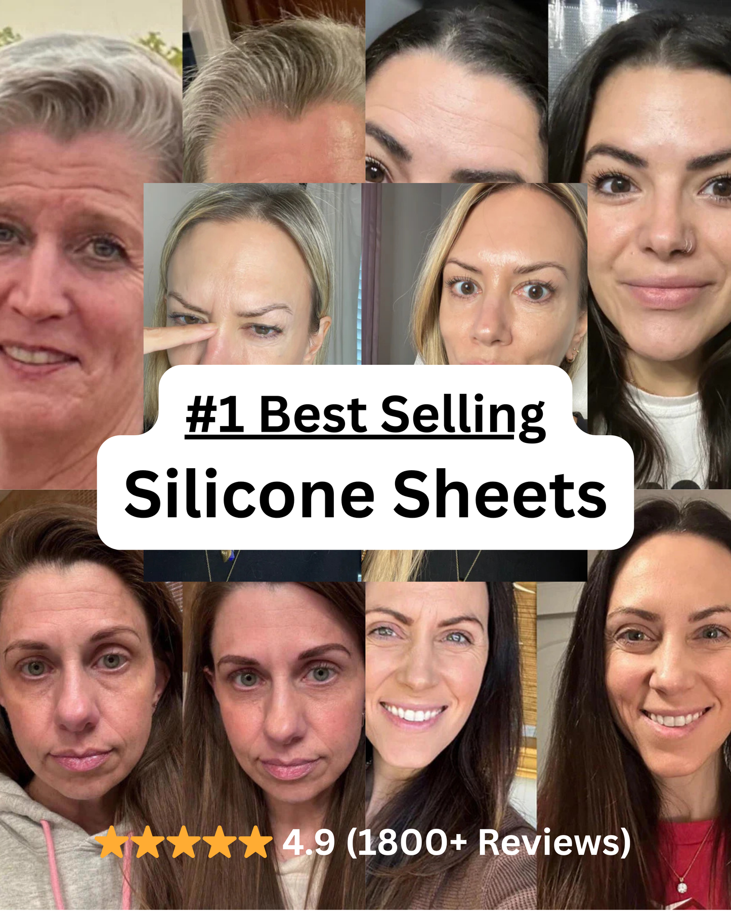 Anti Acne + Wrinkle Silicone Sheets